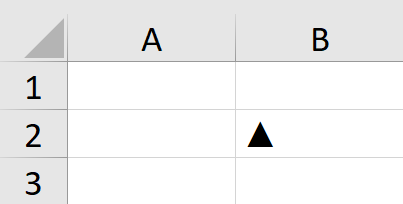 Alt key for delta triangle