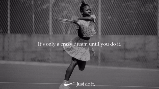 Creative asset from a Nike campaign