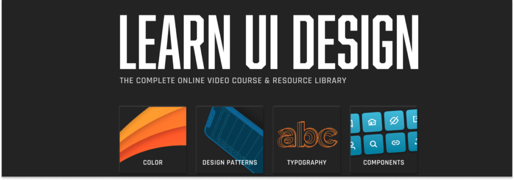 A screenshot from the Learn.UI Design website