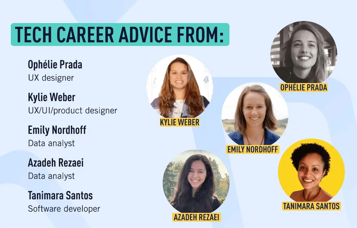 How to change careers from five women in tech