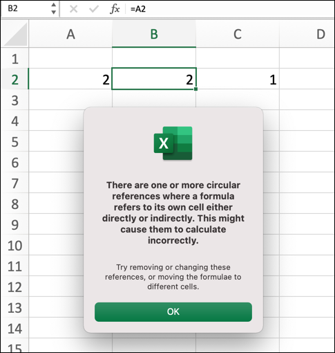 Circular Reference In Excel How To Find Remove Or Enable