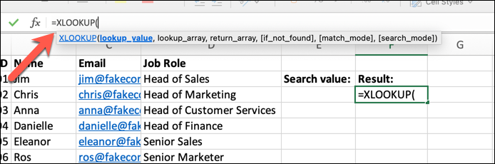 How To Use The Xlookup Function In Excel Step By Step