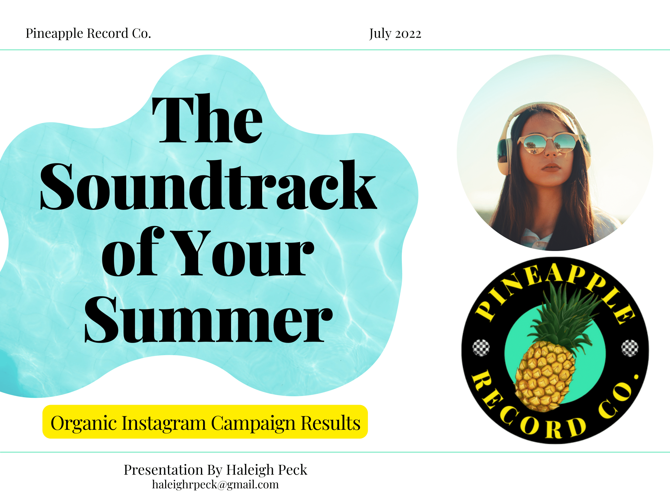 Haleigh Peck’s Intro to Digital Marketing Portfolio Project