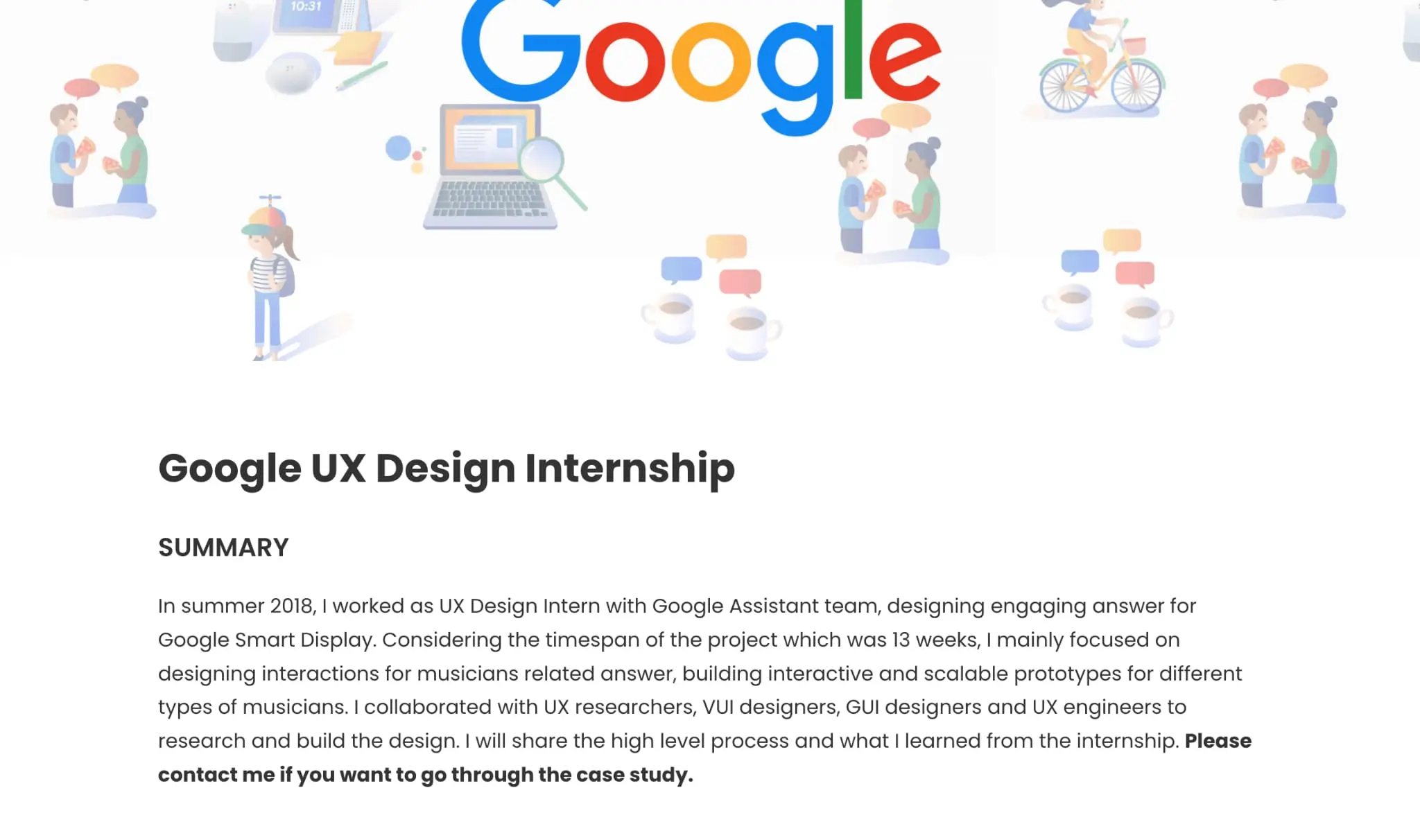 Yu Hsuan case study A screenshot of Yu-Hsuan's UX portfolio