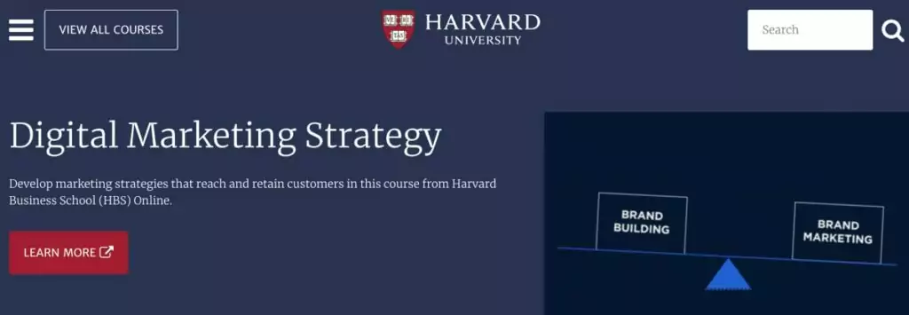 Harvard University Digital Marketing Course Harvard University Digital Marketing Course