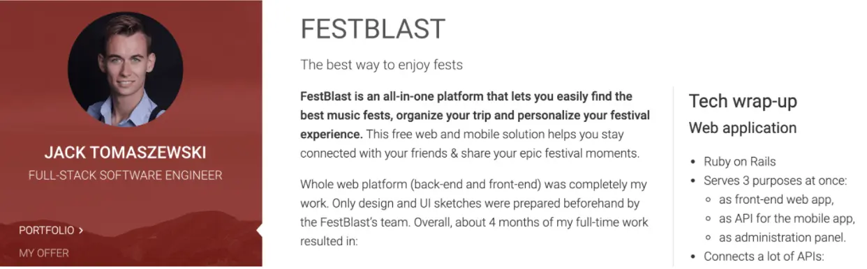 Screenshot 2021 10 21 at 13.06.45 Detail of Jack Tomaszewski's web developer portfolio