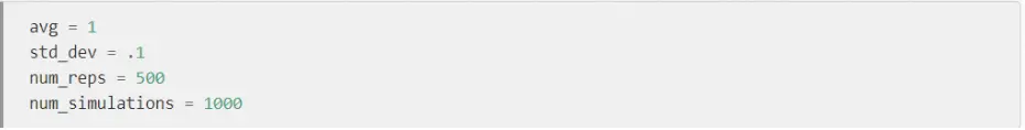 Screenshot of user defining independent variables on Python
