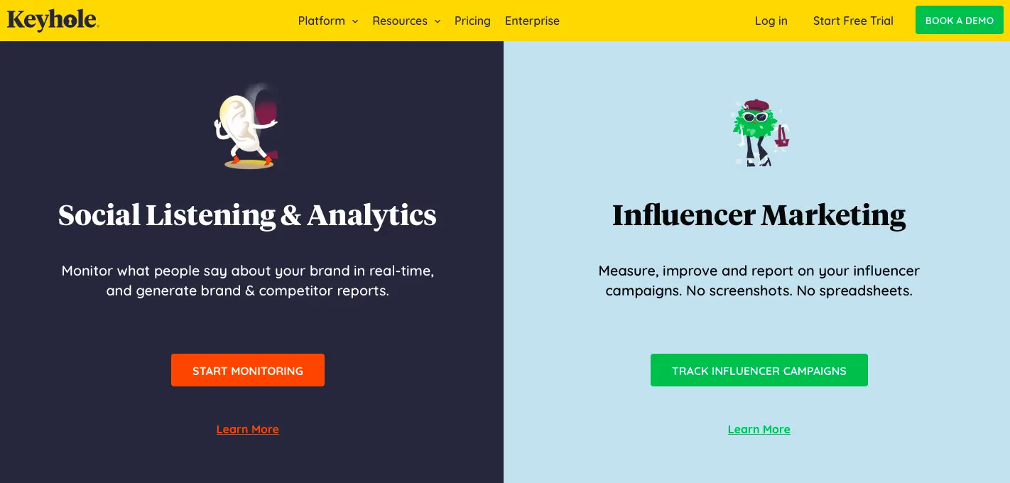 Keyhole Keyhole, one of the best social media management tools