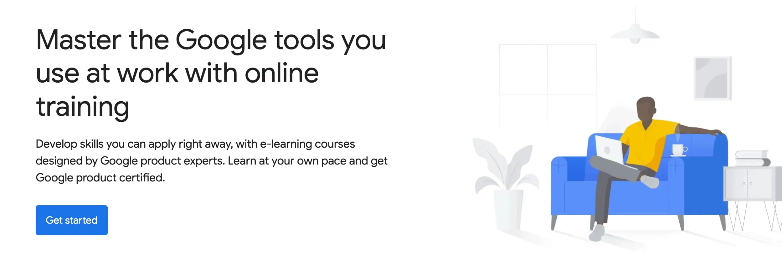 A screenshot of the Google digital marketing certificate program