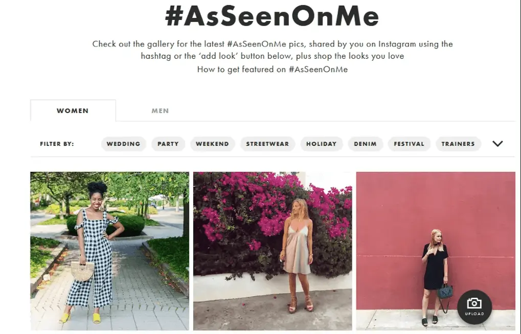 ASOS digital marketing strategy The "As Seen On Me" campaign run by ASOS as part of their wider digital marketing strategy