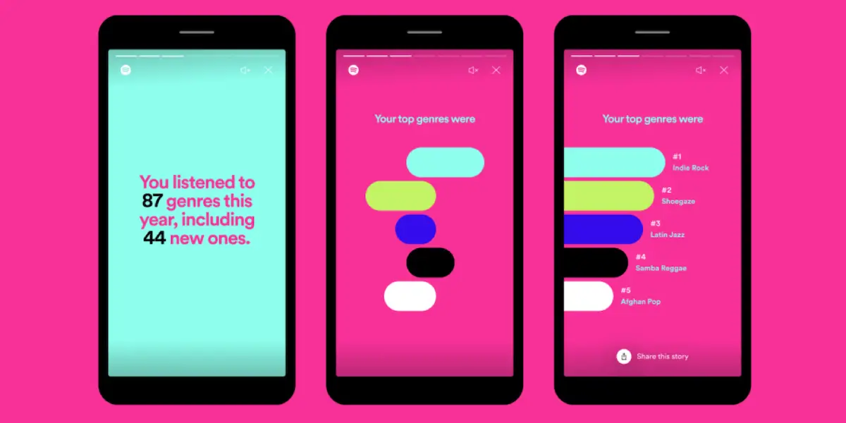 Spotify Wrapped, a great example of a successful digital marketing strategy