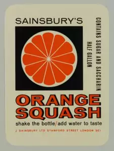 Sainsburys orange squash min Sainsbury's advertisement for orange squash uses the emphasis principle of design