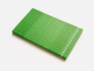 the work of art a green book which repeats its title on the cover using the ux design principle repetition