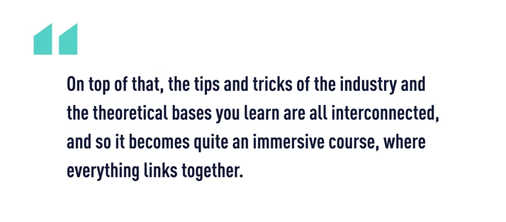 tiago quote A quote from Tiago about his experience on the Digital Marketing Program at CareerFoundry