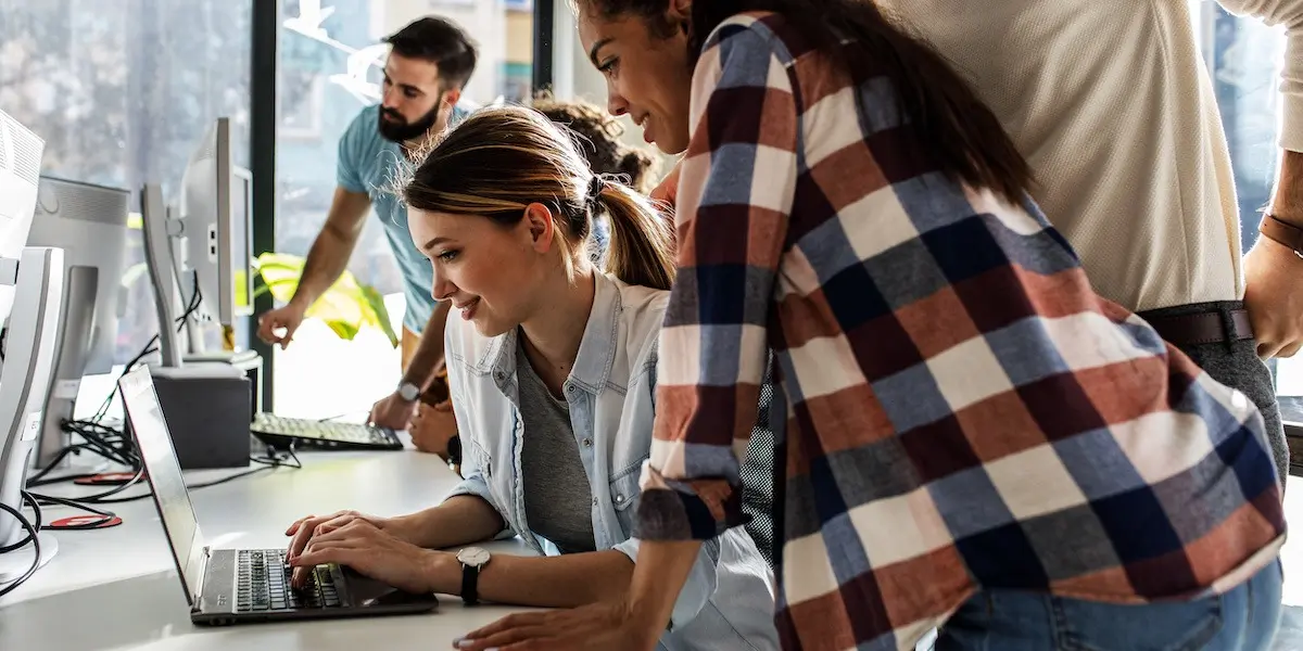 young designers working at their entry level ux designer jobs