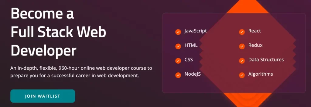 Bloom Institute of Technology A screenshot of Bloom Institute of Technology's full-stack web development program