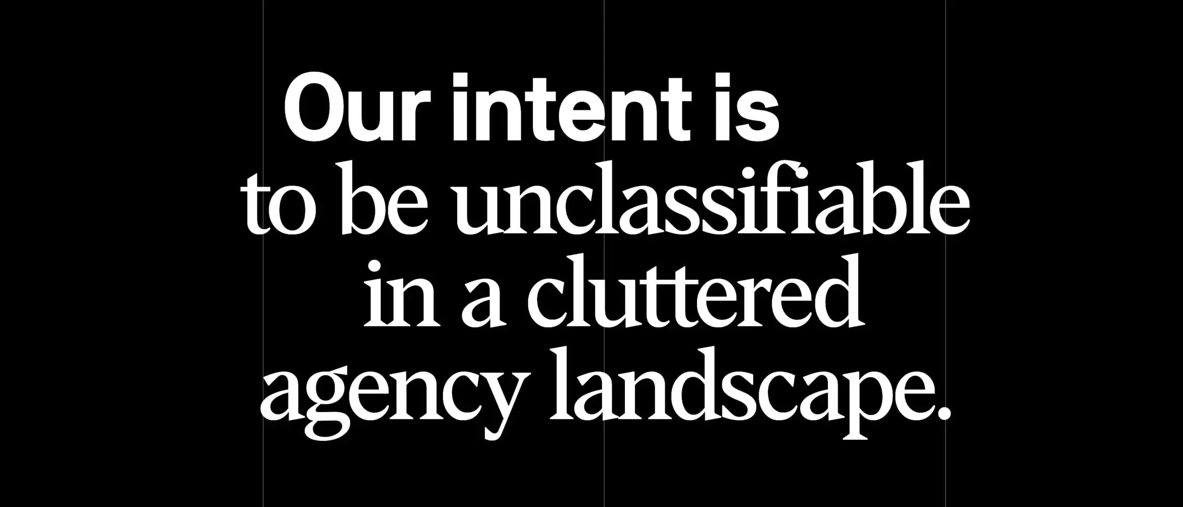 c and t A screenshot from UX agency Clay's website with their intent message