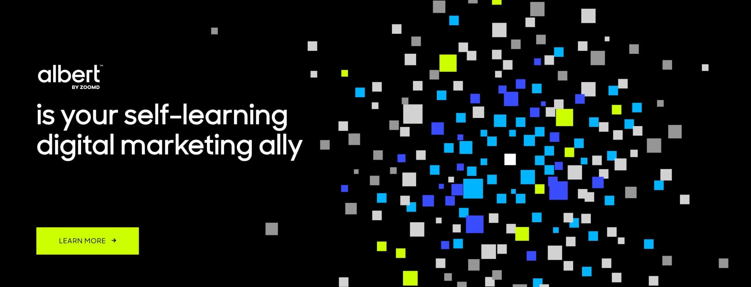 albert scaled A screenshot of the Albert website, one of the best ai tools for digital marketing