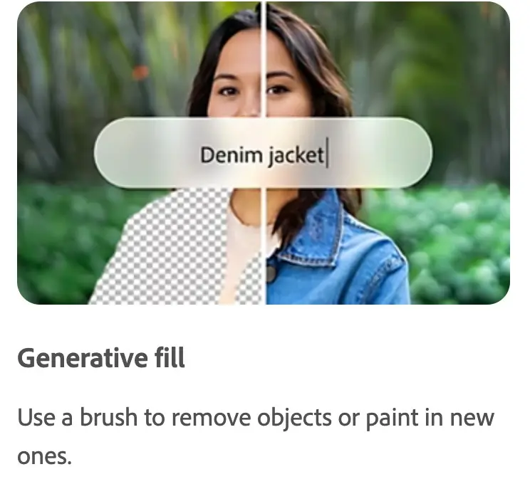 A screenshot of Adobe Firefly, one of the best ai tools for ui design