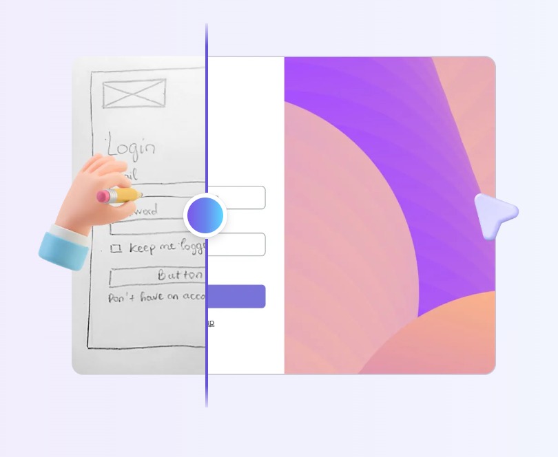 A screenshot of Visily, one of the best AI tools for ui design