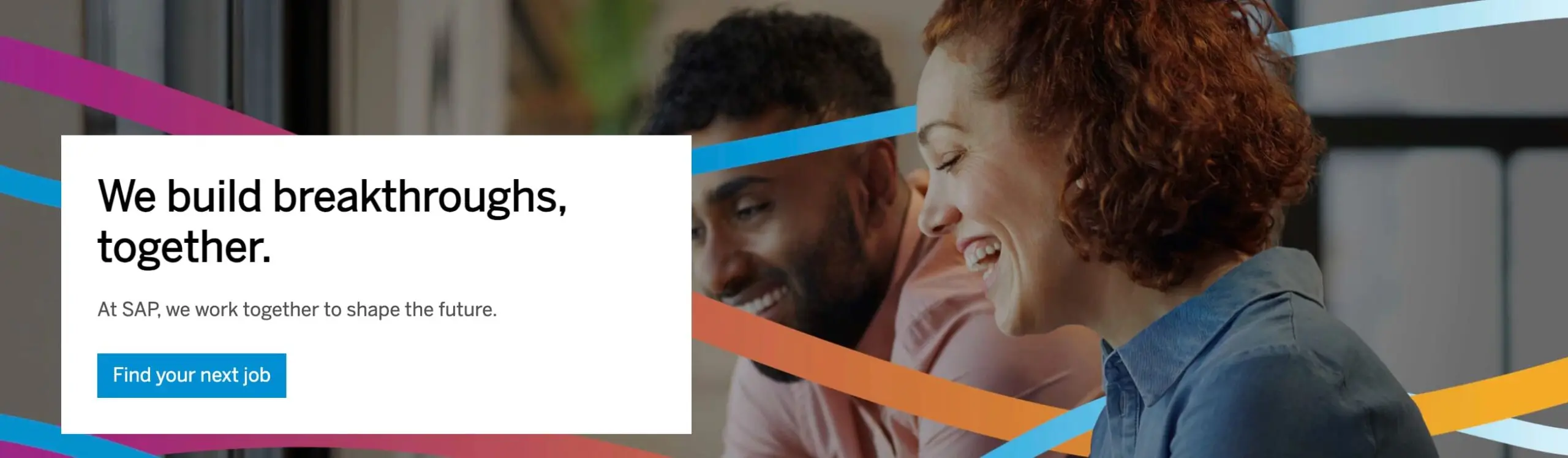 SAP scaled A screenshot of SAP’s website, one of the best remote companies to work for