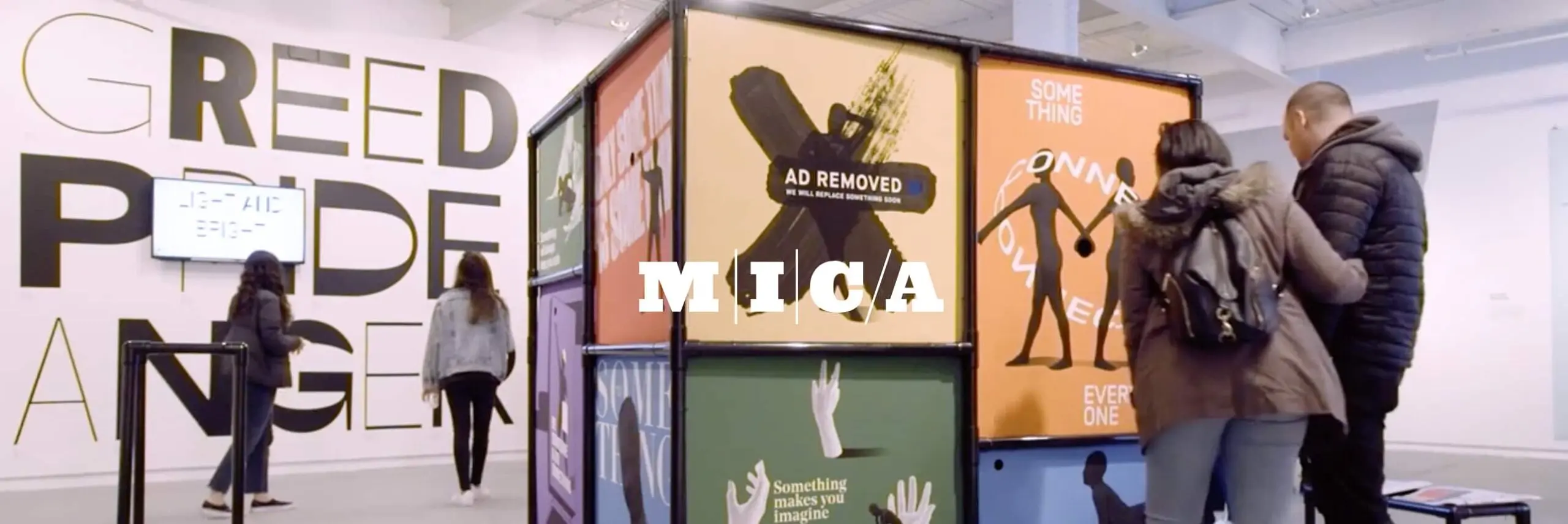 A screenshot from the Maryland Institute of Art's website, a graphic design school