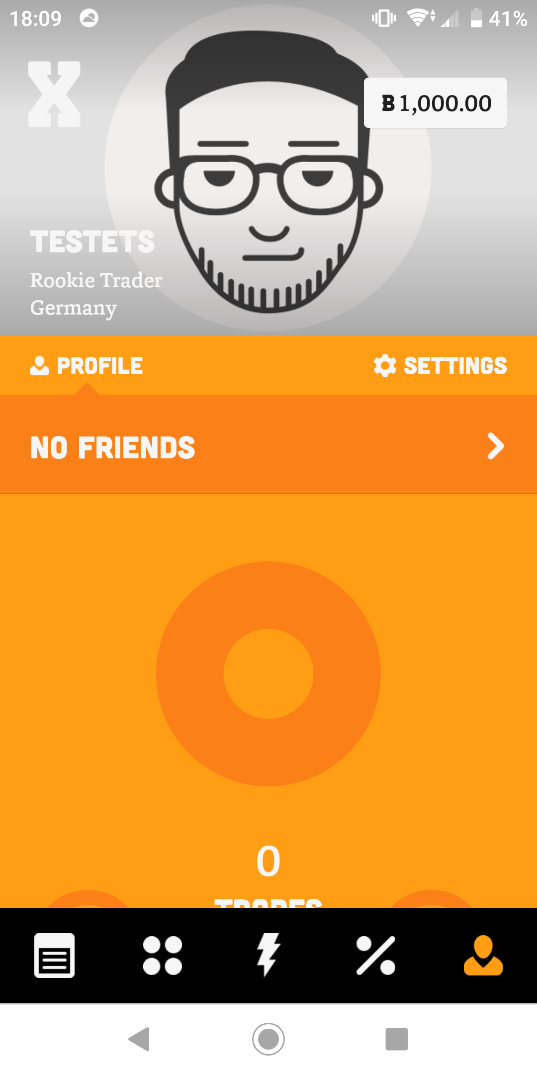 Example from BUX The stock trading app BUX assigns a default profile image to all new users.