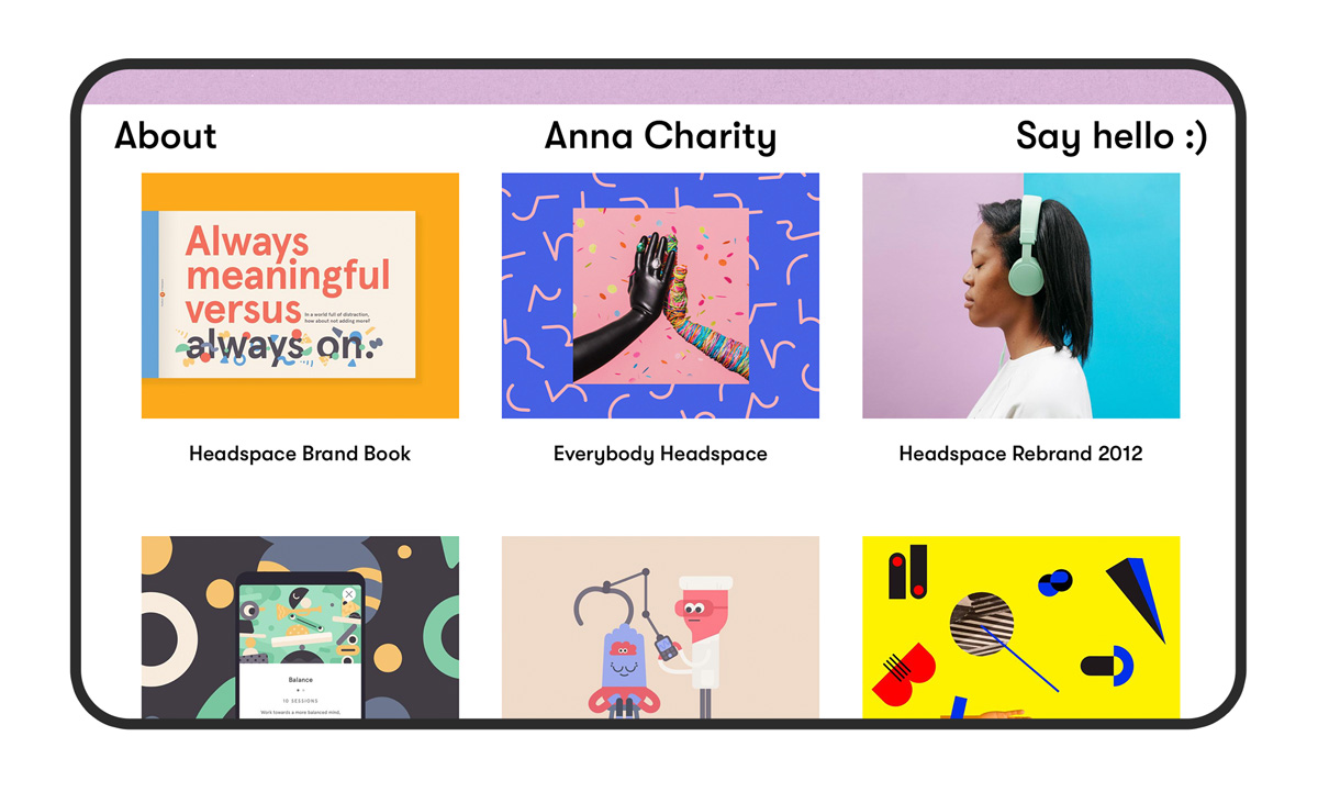 UI portfolio on Cargo