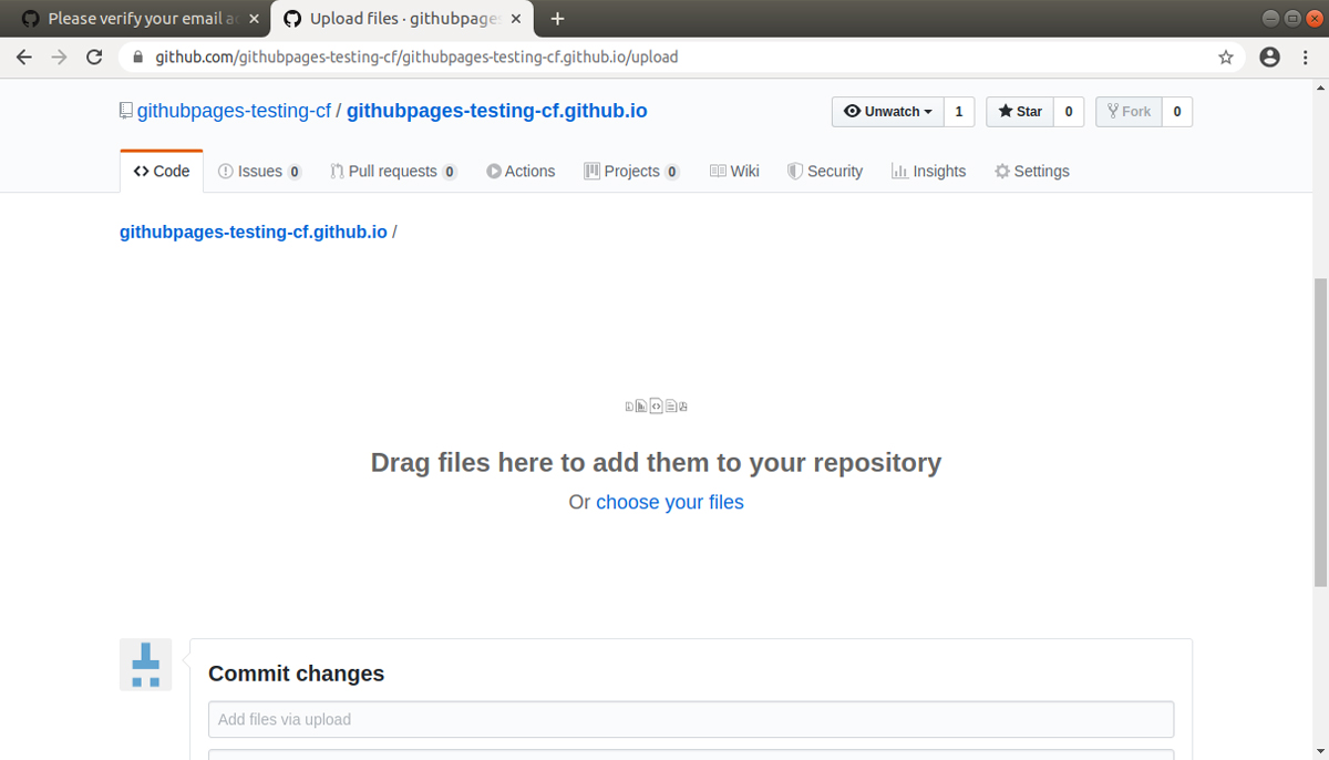 github upload files interface github upload files interface
