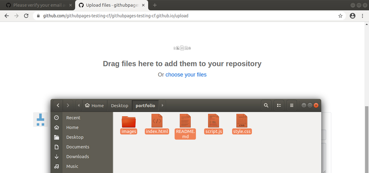 github upload files github upload files