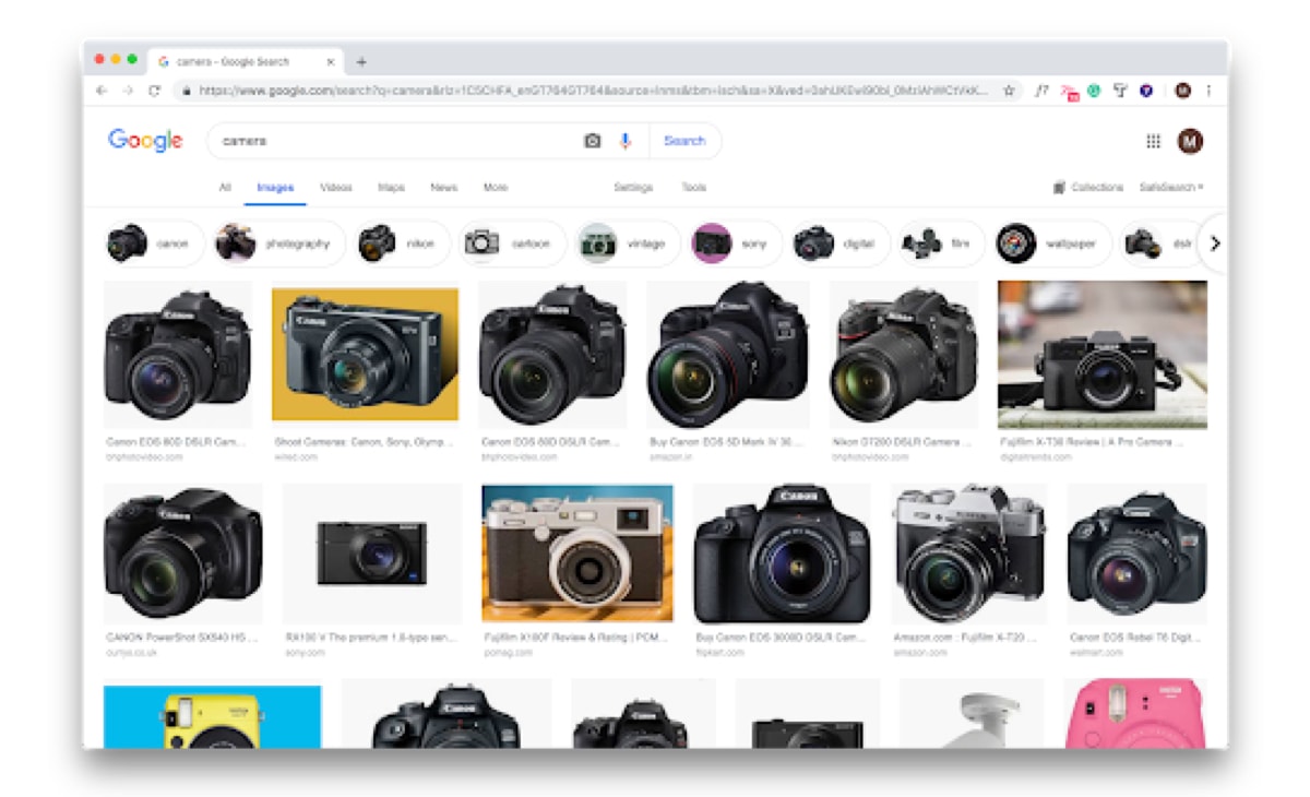 Google image results for search query "camera" Google image results for search query "camera"