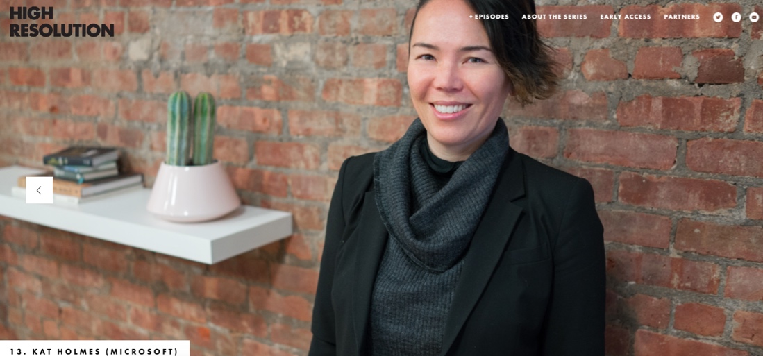 High Resolution podcast episode with Kat Holmes