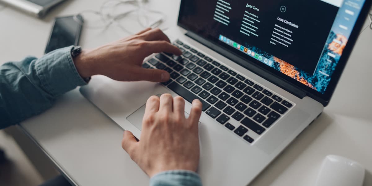 UI designer recreating an app on an iPhone