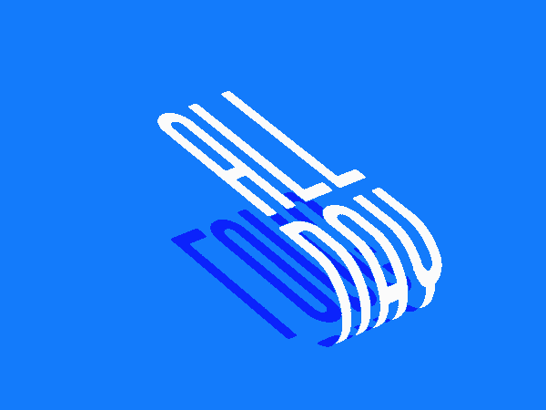 kinetic typography is vital for branding Kinetic typography words all day