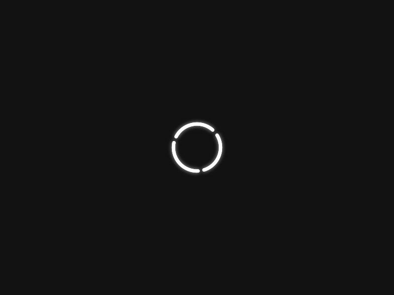 A page loader animation, showing the closure design principle in action