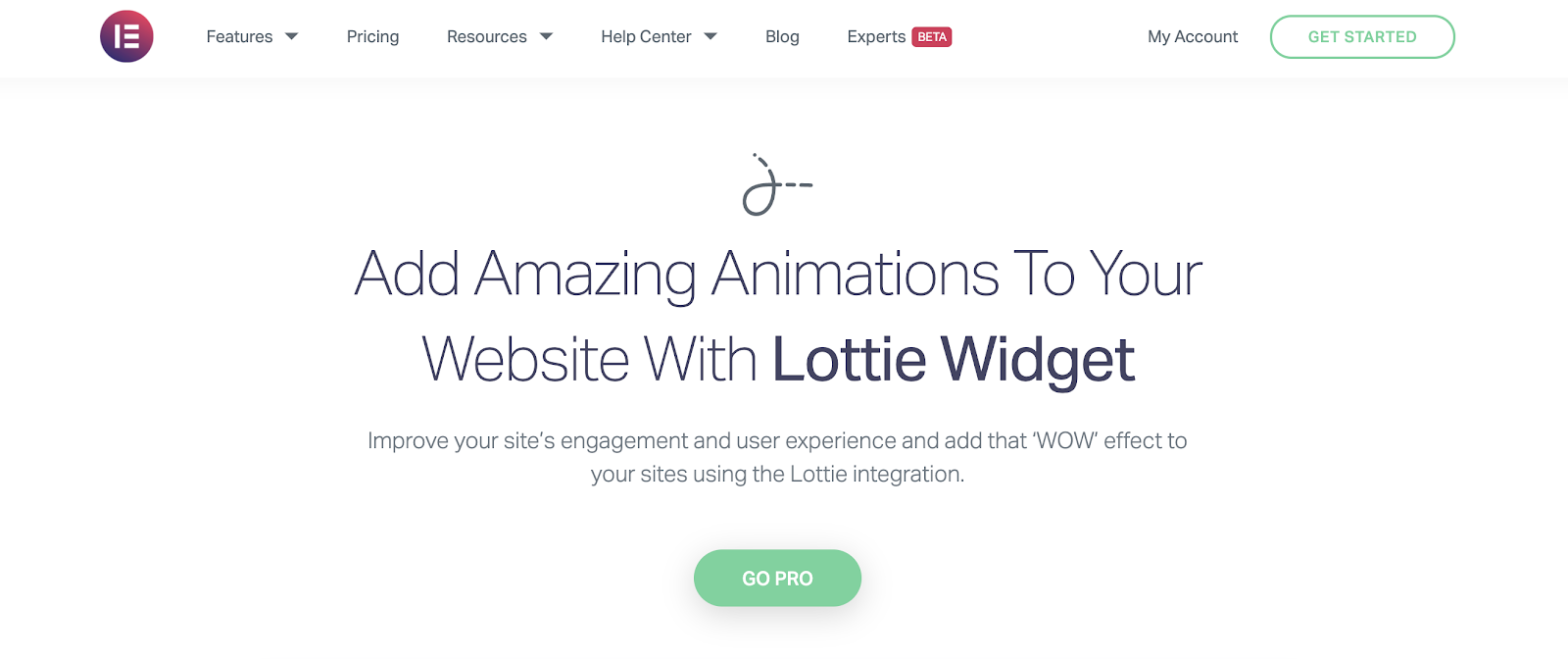 How to Write an Amazing Product Page: Examples and Advice Elementor product page for the Lottie Widget