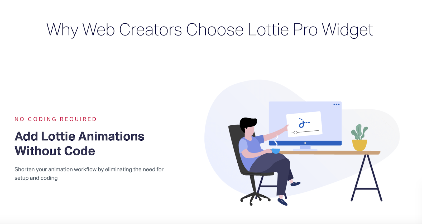 How to Write an Amazing Product Page: Examples and Advice Elementor product page for the Lottie Widget, example headings