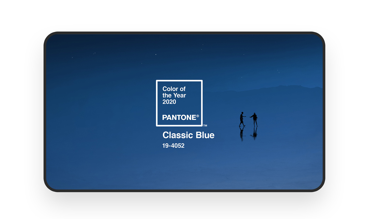 pantone classic blue