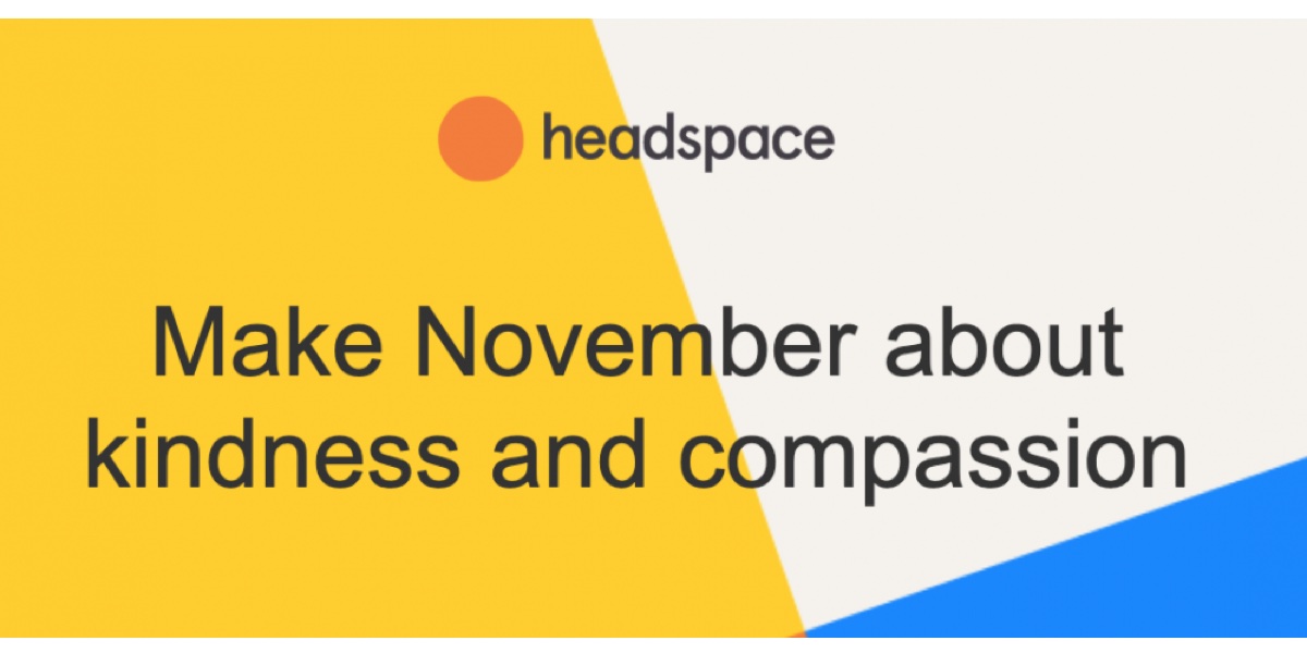 "Make November about kindness and compassion."