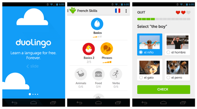 duolingo screenshots min x 640 355x Screenshots from the duolingo app